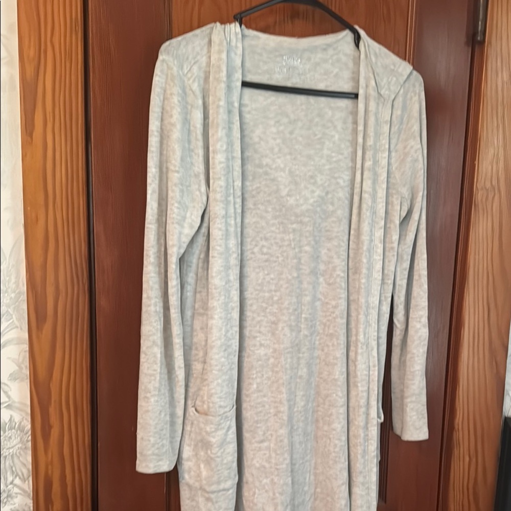 Justice Girl’s Cardigan - lightweight, long length, hoodie